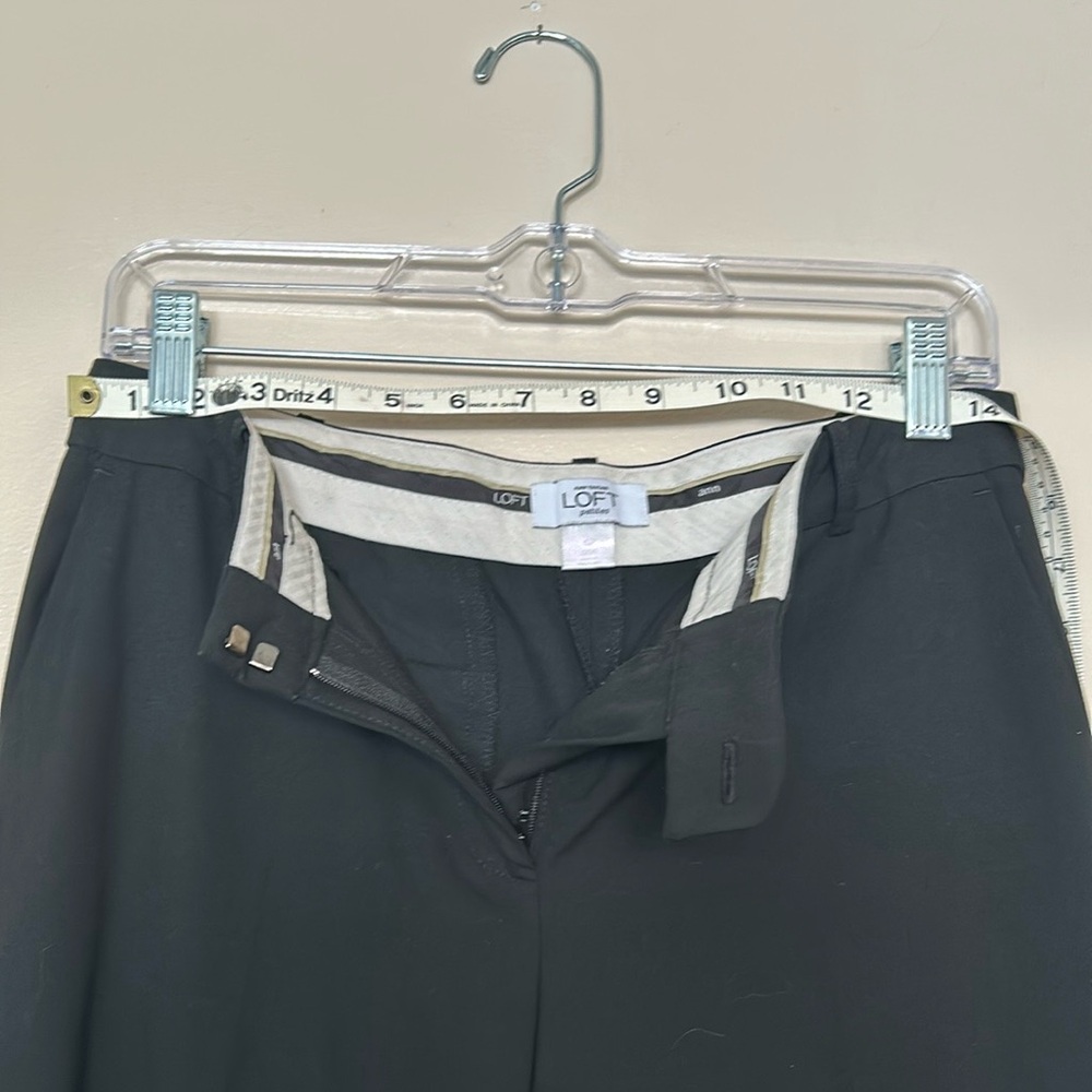 Ann Taylor Loft women’s black slacks in size 4 Petite
